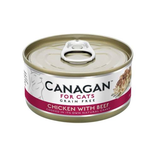 Canagan Umido per Gatti 75g - Pollo e Manzo