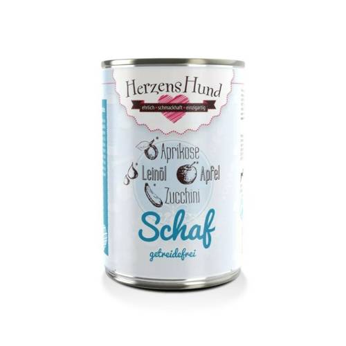 Herzens Hund con Pecora e Mela per Cani 400g