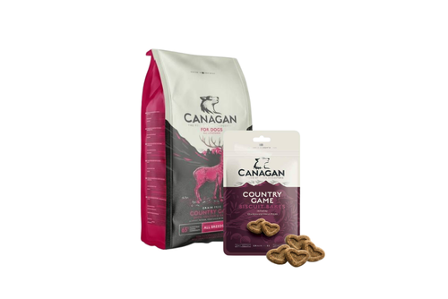 COMBO! Canagan Country Game per Cani + Canagan Biscuit Bakes 150 gr