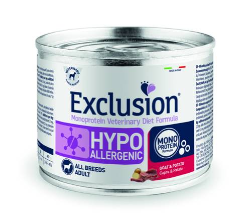 EXCLUSION Hypoallergenico Capra e Patate 200g