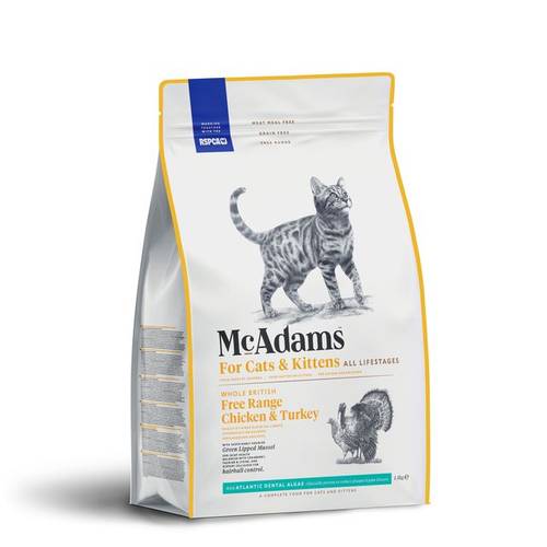 McAdams Cat Pollo Ruspante & Tacchino Ruspante - Kitten/Adult