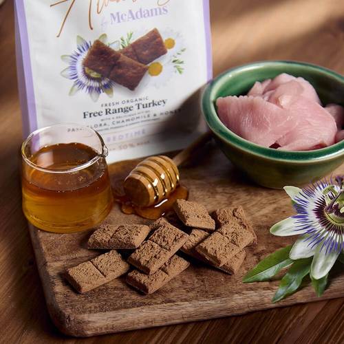 McAdams Snack - Tacchino Ruspante con Passiflora, Camomilla e Miele