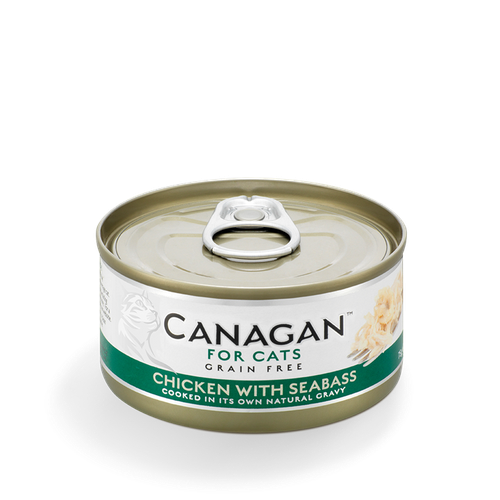 Canagan Umido per Gatti 75g - Pollo e Spigola