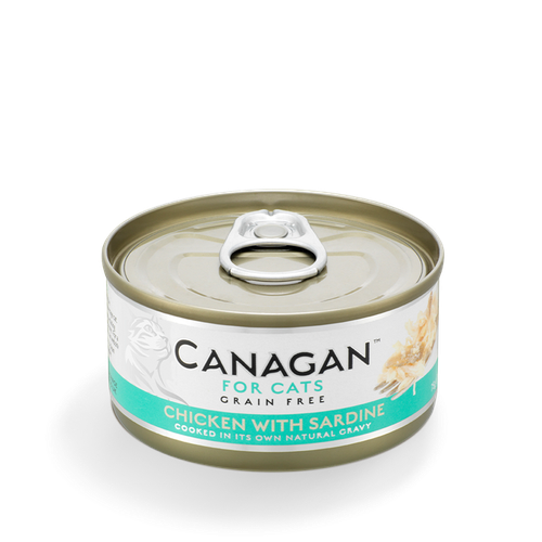 Canagan Umido per Gatti 75g - Pollo con Sardine