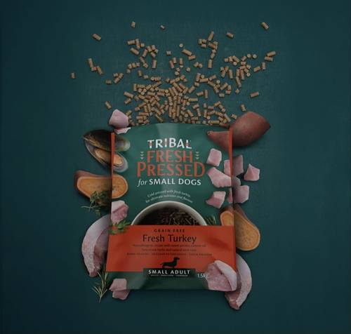TRIBAL pressato a freddo small breeds Tacchino