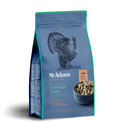 McAdams Dog Lofilizzato Tacchino Ruspante