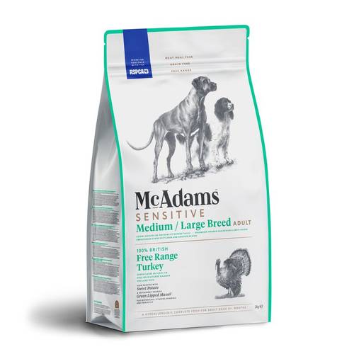 McAdams Medium/Large Breed Tacchino Ruspante - Sensitive